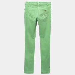Class by Roberto Lime Green Denim Skinny Jeans S Waist 26"