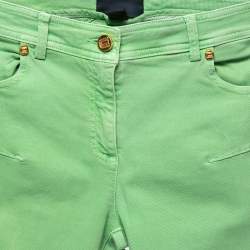 Class by Roberto Lime Green Denim Skinny Jeans S Waist 26"