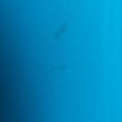 Pre Owned Class by Roberto Cavalli Blue Jersey Ruched Detail Maxi Dress XL