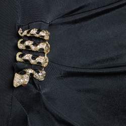 مملوكة مسبقًا Class by Roberto Cavalli Black Jersey Maxi Dress S