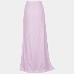 Pre Owned Class by Roberto Cavalli Pink Crepe Maxi Skirt L