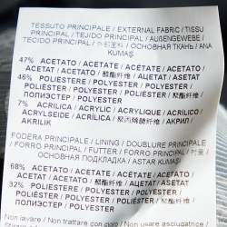 Pre Owned Cavalli Class Multicolor Printed Jacquard V Neck Mini Dress S