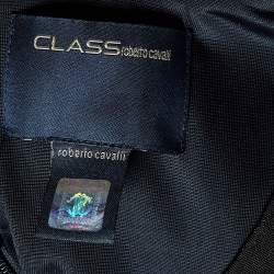 مملوكة مسبقًا Class by Roberto Cavalli Brown Printed Jersey Midi Dress L