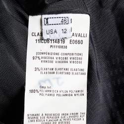 مملوكة مسبقًا Class by Roberto Cavalli Brown Printed Jersey Midi Dress L