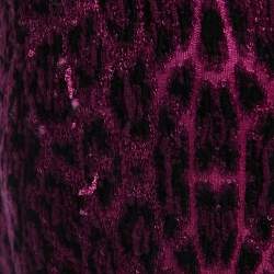 Class by Roberto Cavalli Purple Leopard Patterned Knit Flared Short Dress M