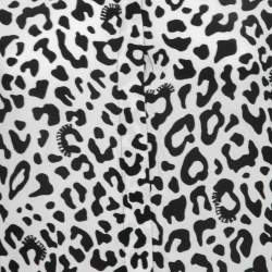 مملوكة مسبقًا Class by Roberto Cavalli White Animal Print Button Front Shirt Blouse L