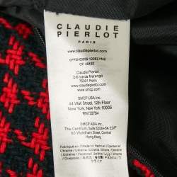 Claudie Pierlot Red Tweed Elyne Shorts M