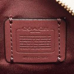 Coach Multicolor Signature Canvas and Leather Dempsey Crossbody Bag