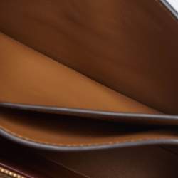 Pre Owned Coach Tan Leather Rogue Top Handle Bag