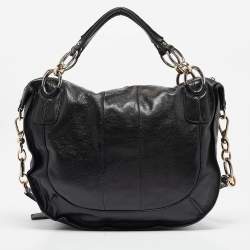 Coach Black Glossy Leather Kristin Shoulder Bag