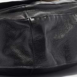 Coach Black Glossy Leather Kristin Shoulder Bag