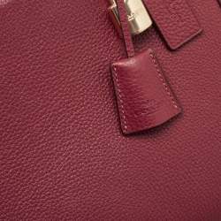 Coach Burgundy Leather Zoe Carryall Tote
