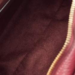 Coach Burgundy Leather Zoe Carryall Tote