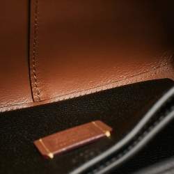 Pre Owned Coach Black Leather Lana 23 Bucket Bag