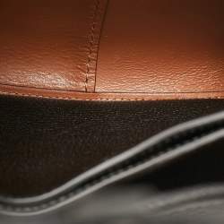 Pre Owned Coach Black Leather Lana 23 Bucket Bag