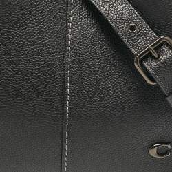 Pre Owned Coach Black Leather Lana 23 Bucket Bag