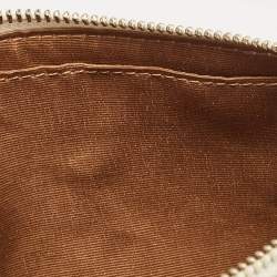 Coach White Signature Leather Nolita Pochette Bag