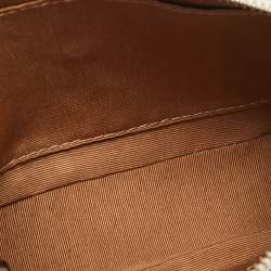 Coach White Signature Leather Nolita Pochette Bag
