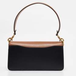Pre Owned Coach Tri Color Signature Canvas and Leather Tabby 26 Shoulder Bag
