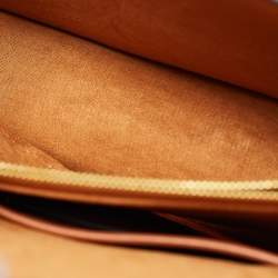 Pre Owned Coach Tri Color Signature Canvas and Leather Tabby 26 Shoulder Bag
