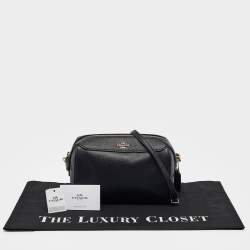 مملوكة مسبقًا Coach Black Leather Bennett Crossbody Bag