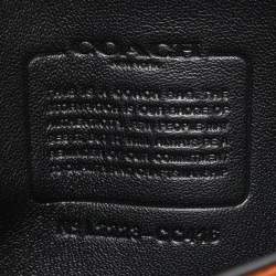 Coach Black Leather Bandit Flap Bag