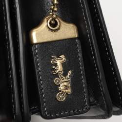 Coach Black Leather Bandit Flap Bag