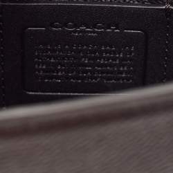 Pre Owned Coach Black Leather 16 Tote