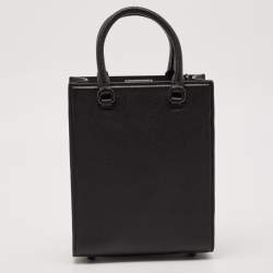 Pre Owned Coach Black Leather 16 Tote