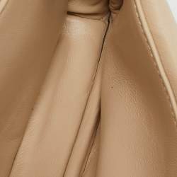 Coach Light Beige Leather Pillow Tabby Shoulder Bag
