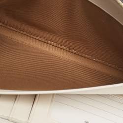 Coach Light Khaki Signature Coated Canvas Zip Around Wallet
