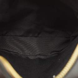 Pre Owned Coach Black Leather Court Backpack