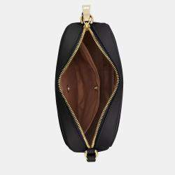 Pre Owned Coach Mini jamie Black Signature Canvas Camera Bag