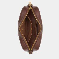 Pre Owned Coach Mini jamie Brown Signature Canvas Camera Bag