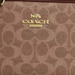 Pre Owned Coach Mini jamie Brown Signature Canvas Camera Bag