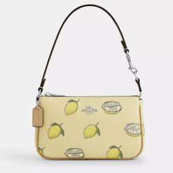 Pre Owned Coach Nolita 19 Lemon Print Handbag