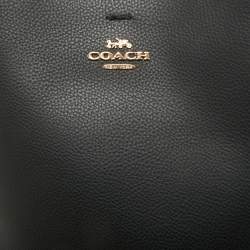 مملوكة مسبقًا حقيبة باكت كوتش جلد سوداء تاشا