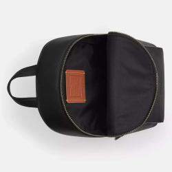 Pre Owned Coach Turnlock Black signature Canvas Sling