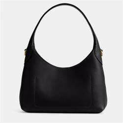 Pre Owned Coach Brooklyn 23 Black Leather Shoulder Bag