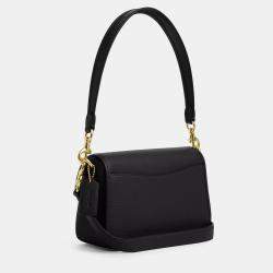 Pre Owned Coach Hadley Black  leather Shoulder bag