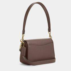 مملوكة مسبقًا Coach Hadley Dark Stone Leather Shoulder bag
