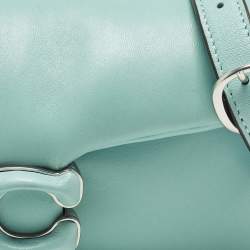مملوكة مسبقًا Coach Tabby Pillow 18 Light Blue Leather Shoulder Bag