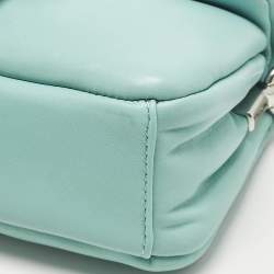 مملوكة مسبقًا Coach Tabby Pillow 18 Light Blue Leather Shoulder Bag