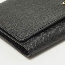 مملوكة مسبقًا Coach Black Leather Slim Trifold Wallet