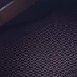 مملوكة مسبقًا حقيبة كوتش روان بوسطن جلد وكانفاس مقوى مميز بني/ أحمر