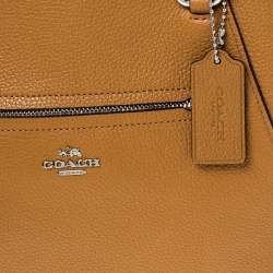 مملوكة مسبقًا  Coach Mustard Leather Kelsey Small Satchel
