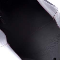 Pre Owned Coach Black Leather Keith Haring Love Shopper Tote