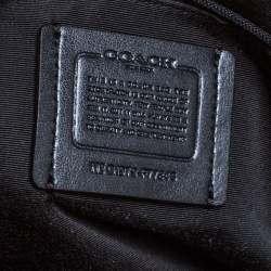 Coach Brown Signature Printed Coated Canvas Ava Top-Zip Tote