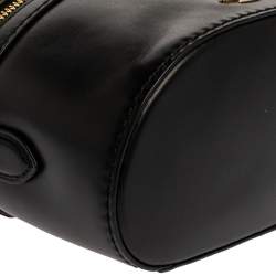 Pre Owned Coach Black Leather Trial Bag