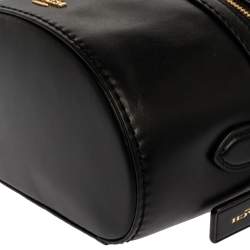 Pre Owned Coach Black Leather Trial Bag